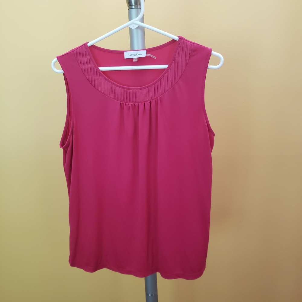 CK Pink Smock Blouse